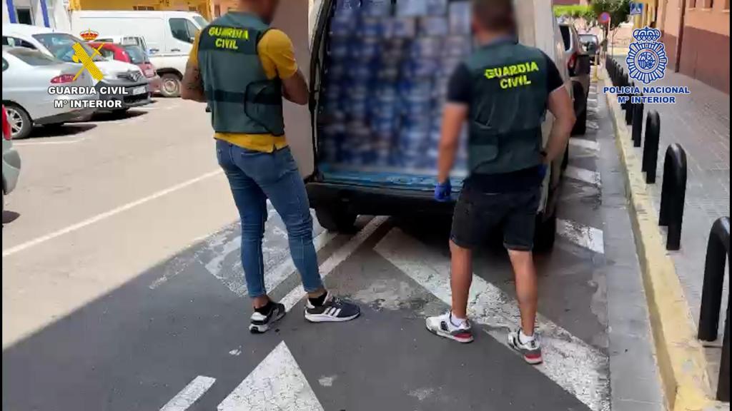 Momento de una de las detenciones.