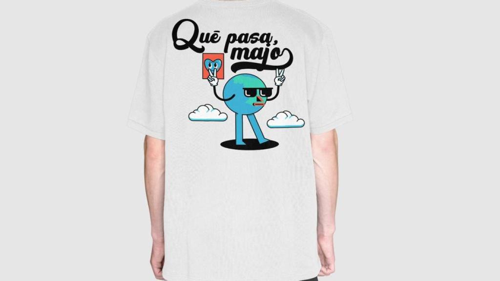 Otro de los diseños de Lumbre: ¿Qué pasa, majo?