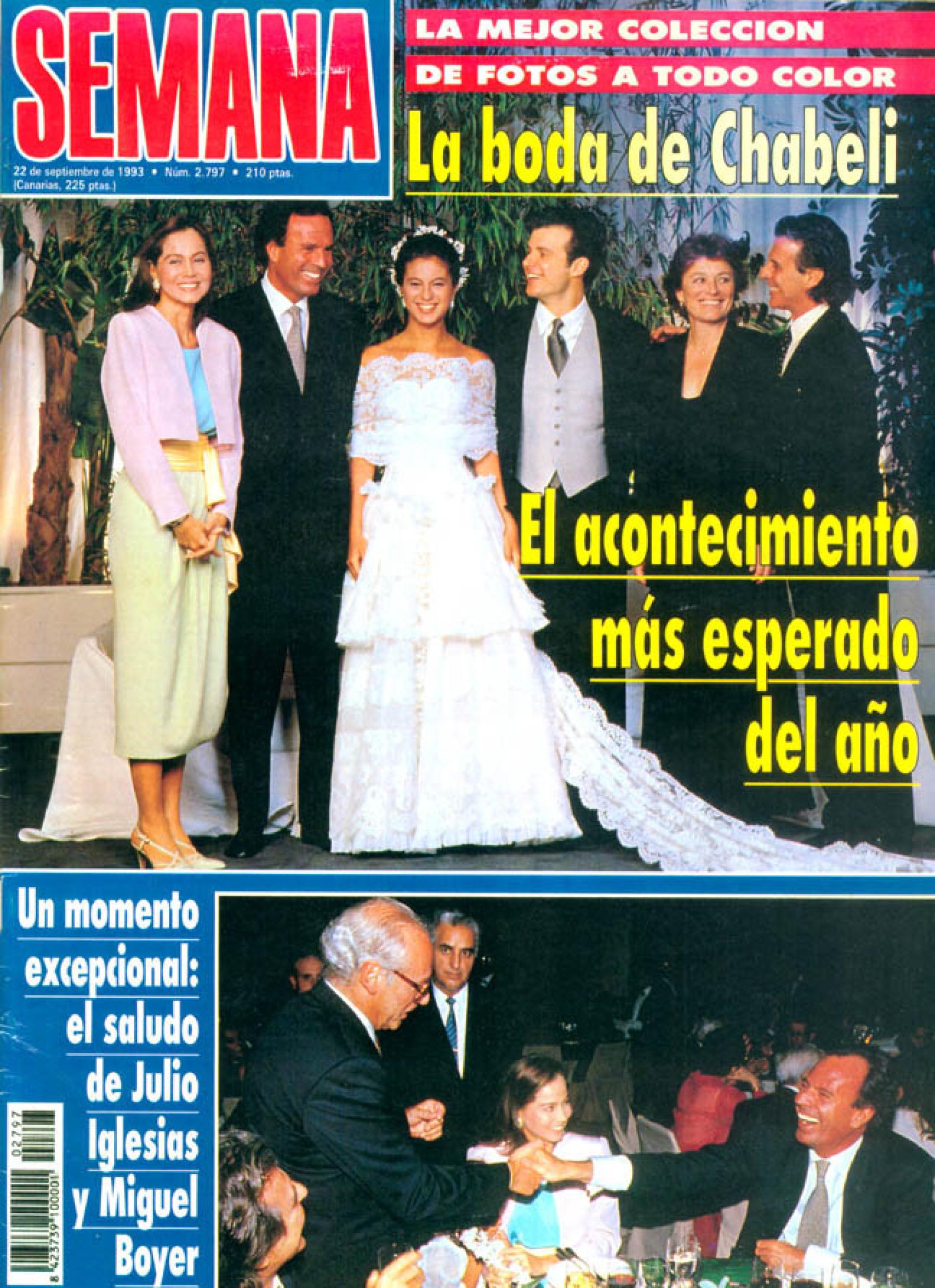 Boda de Chábeli Iglesias.