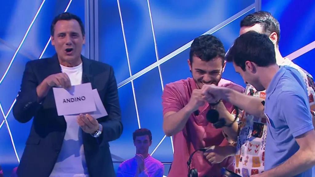 Los Mozos de Arousa en 'Reacción en cadena'.