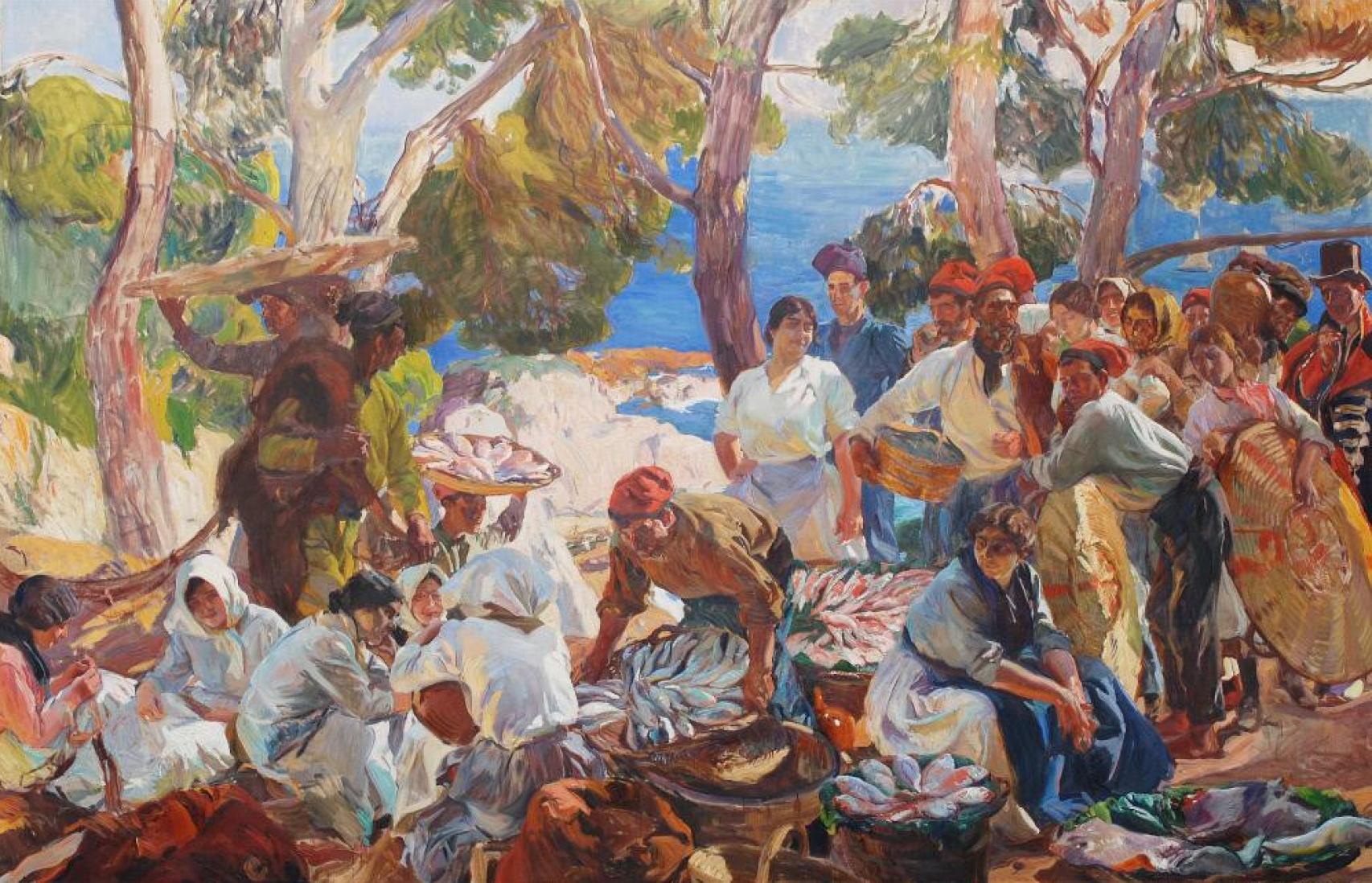 Panel dedicado a 'Catalunya', 1915, de 351 x 485 cm, pintado para la Hispanic Society