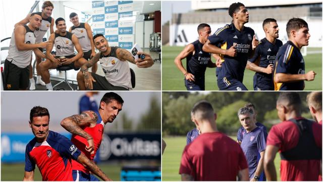 Pretemporadas de Barcelona, Real Madrid, Atleti y Sevilla
