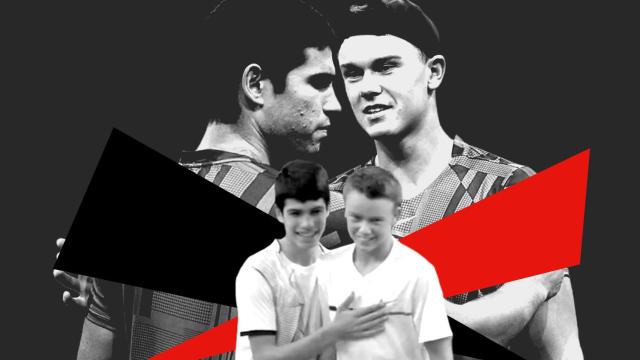 Carlos Alcaraz y Holger Rune, en un fotomontaje