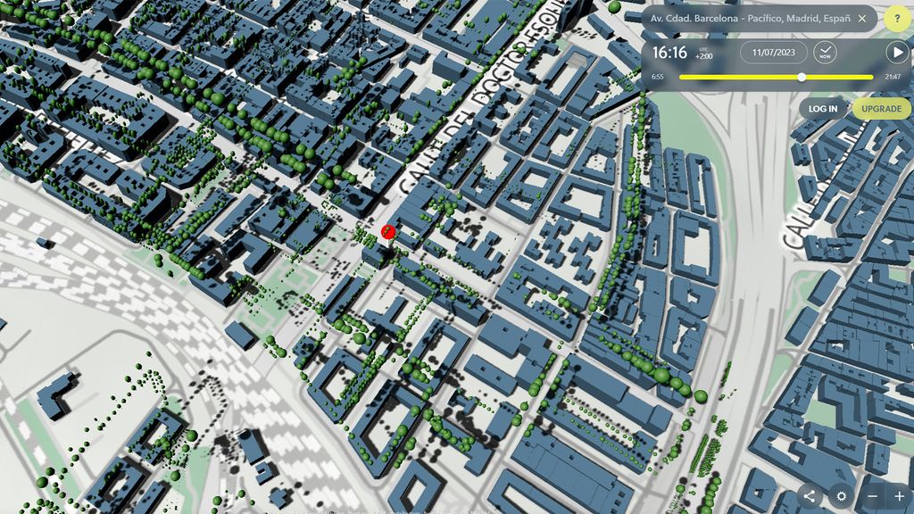 Zonas verdes con Shadow Map