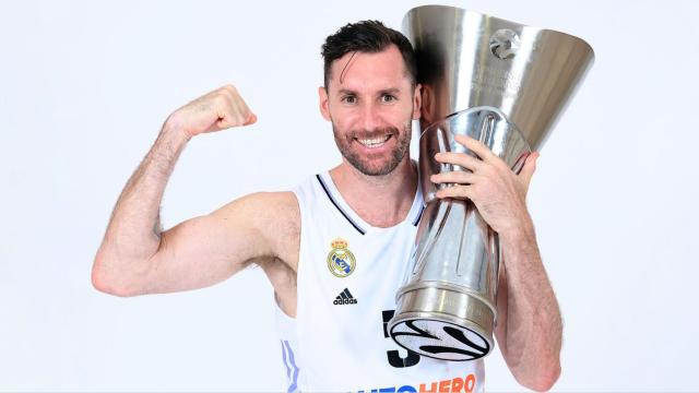 Rudy Fernández, con el título de la Euroliga 2023