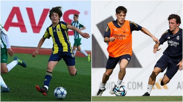 Arda Güler, en la cantera del Fenerbahce y en su primer entrenamiento con el Real Madrid