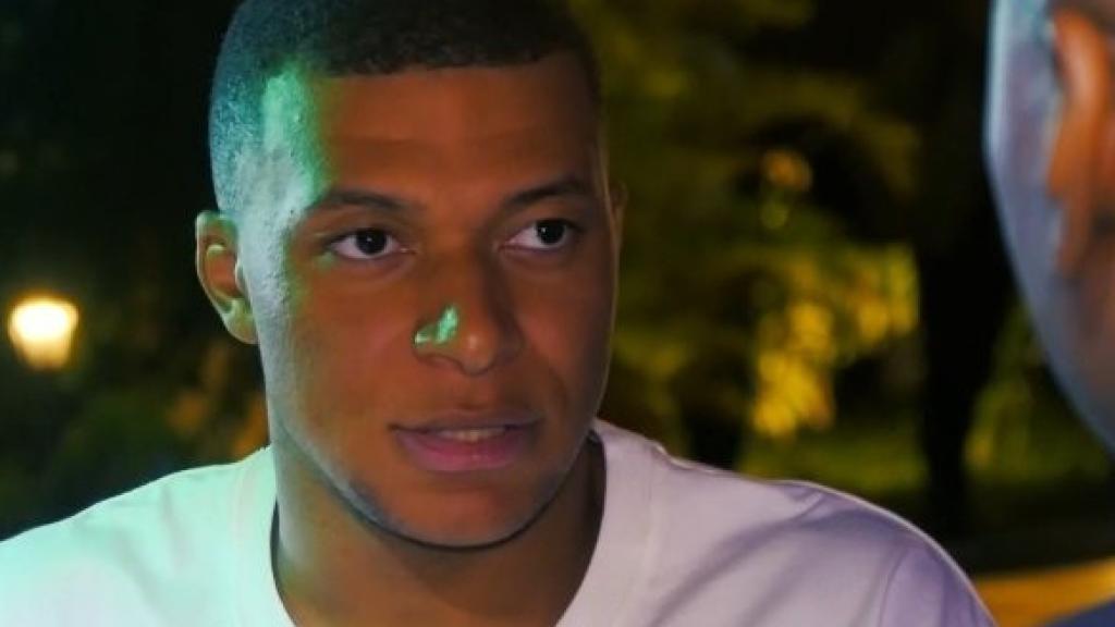 Kylian Mbappé, durante la entrevista para NCI Sports