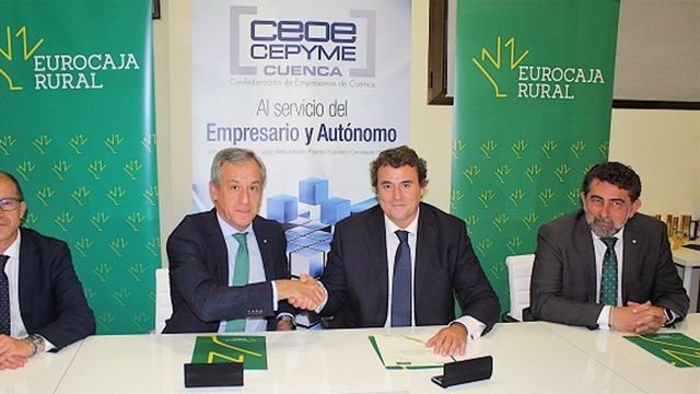 Convenio de colaboración de Eurocaja Rural con los empresarios de Cuenca