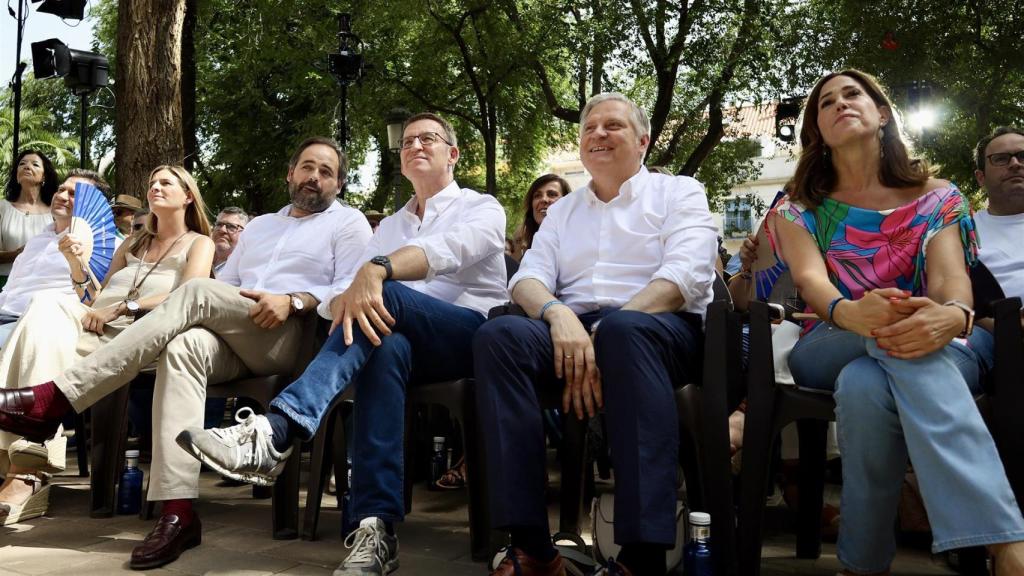 Acto de campaña electoral de Alberto Núñez Feijóo este martes en Ciudad Real