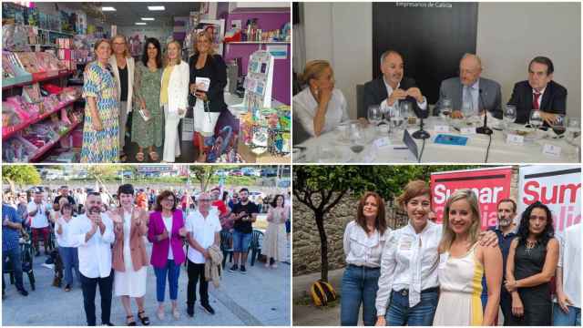 Los candidatos en los diferentes actos agendados para este martes.