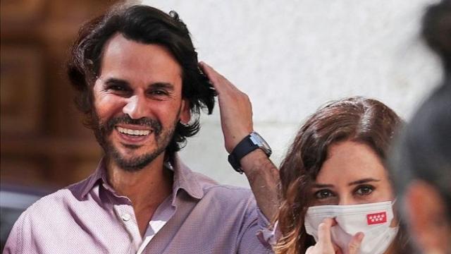 Ayuso y González en la fiesta de la Hispanidad de 2021