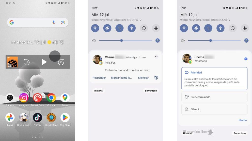 Notificaciones en WhatsApp