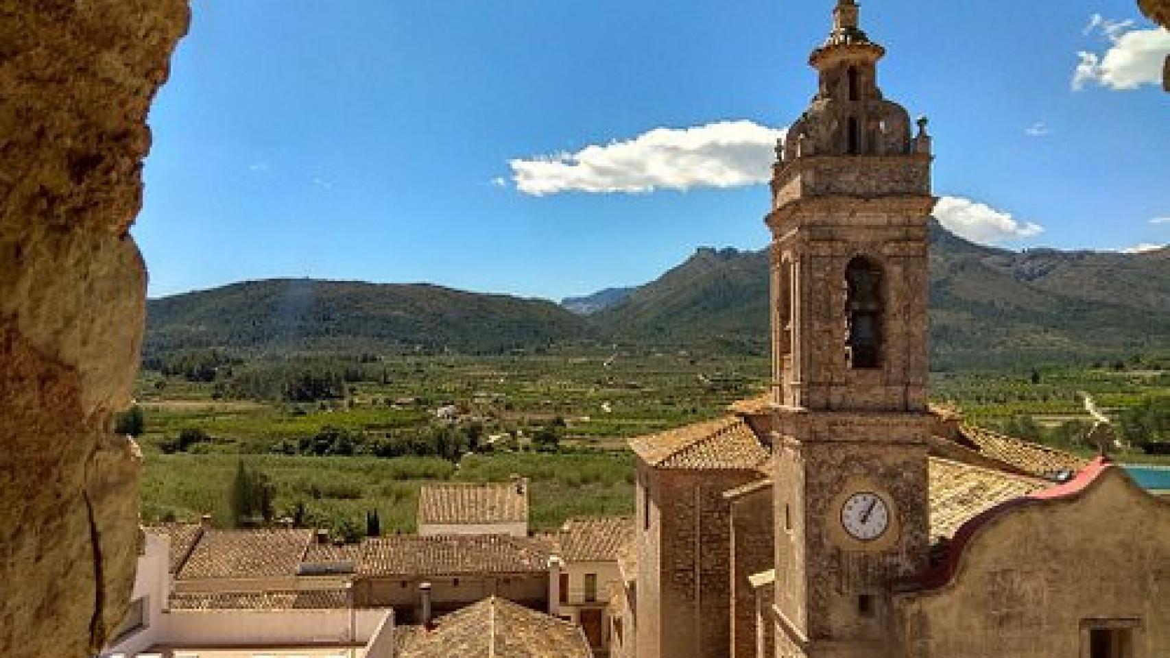 Imagen turística de Alcalalí, en Alicante.