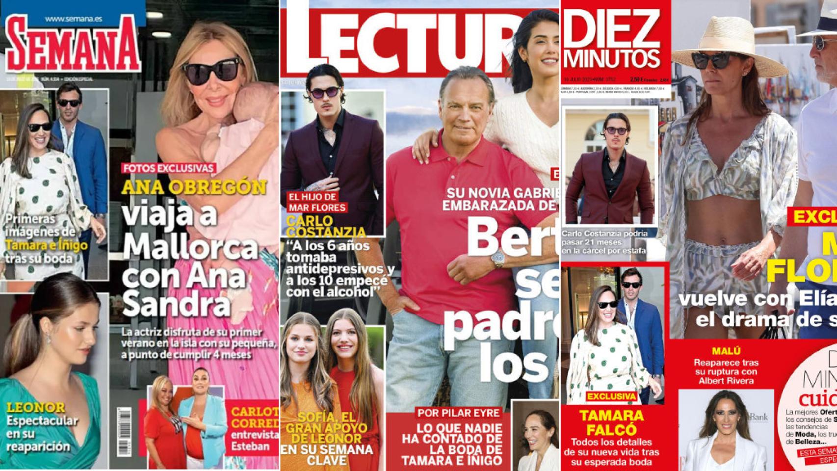 Portadas de revistas.