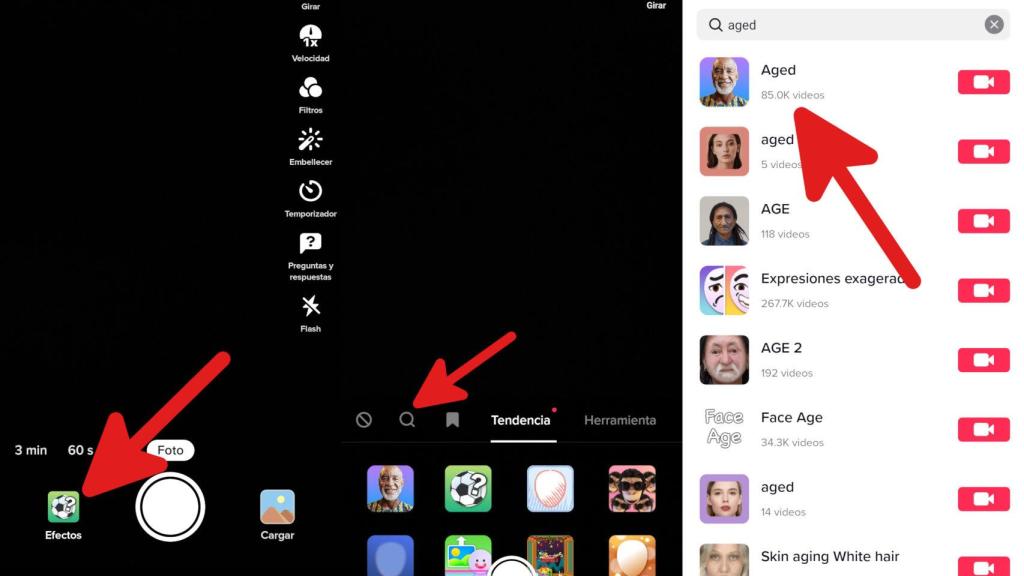 Cómo usar el filtro 'Aged' en TikTok para hacernos viejos