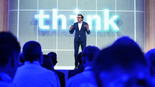 Darío Gil, vicepresidente senior y director de investigación de IBM, durante el evento.