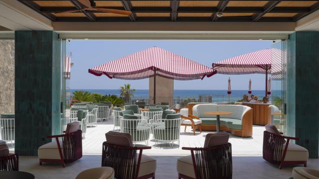 Una de las zonas completamente renovadas del hotel El Fuerte.