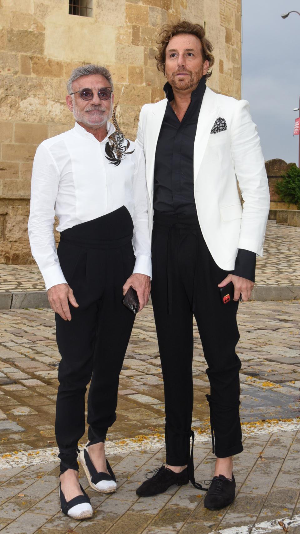 El arquitecto, en su boda con Raúl Prieto.