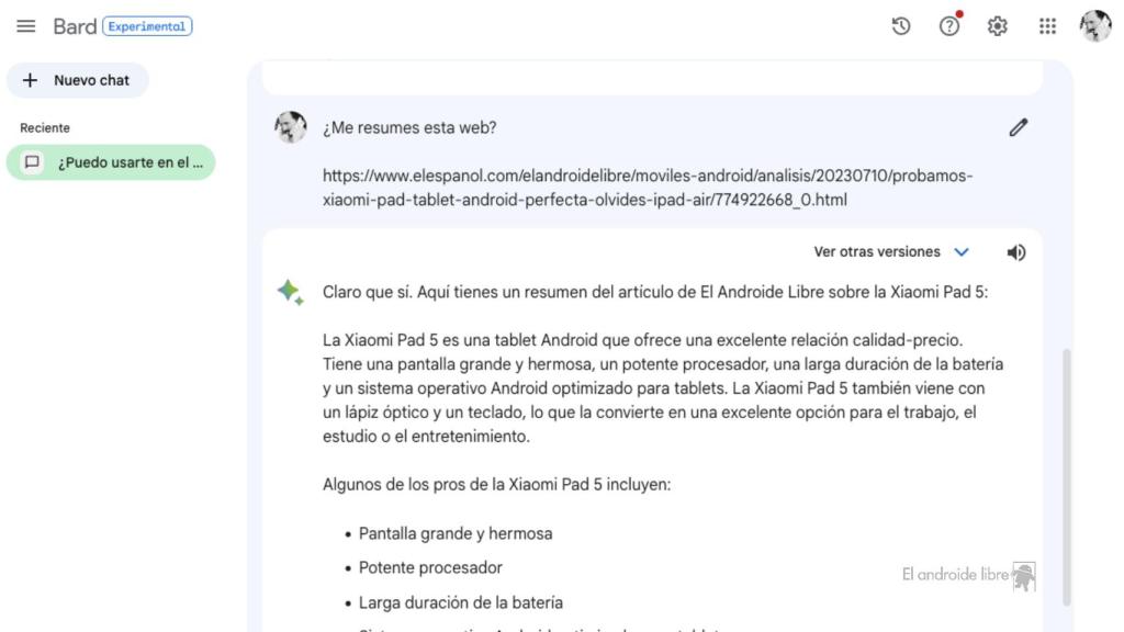 Bard se equivoca bastante más que Chat GPT.