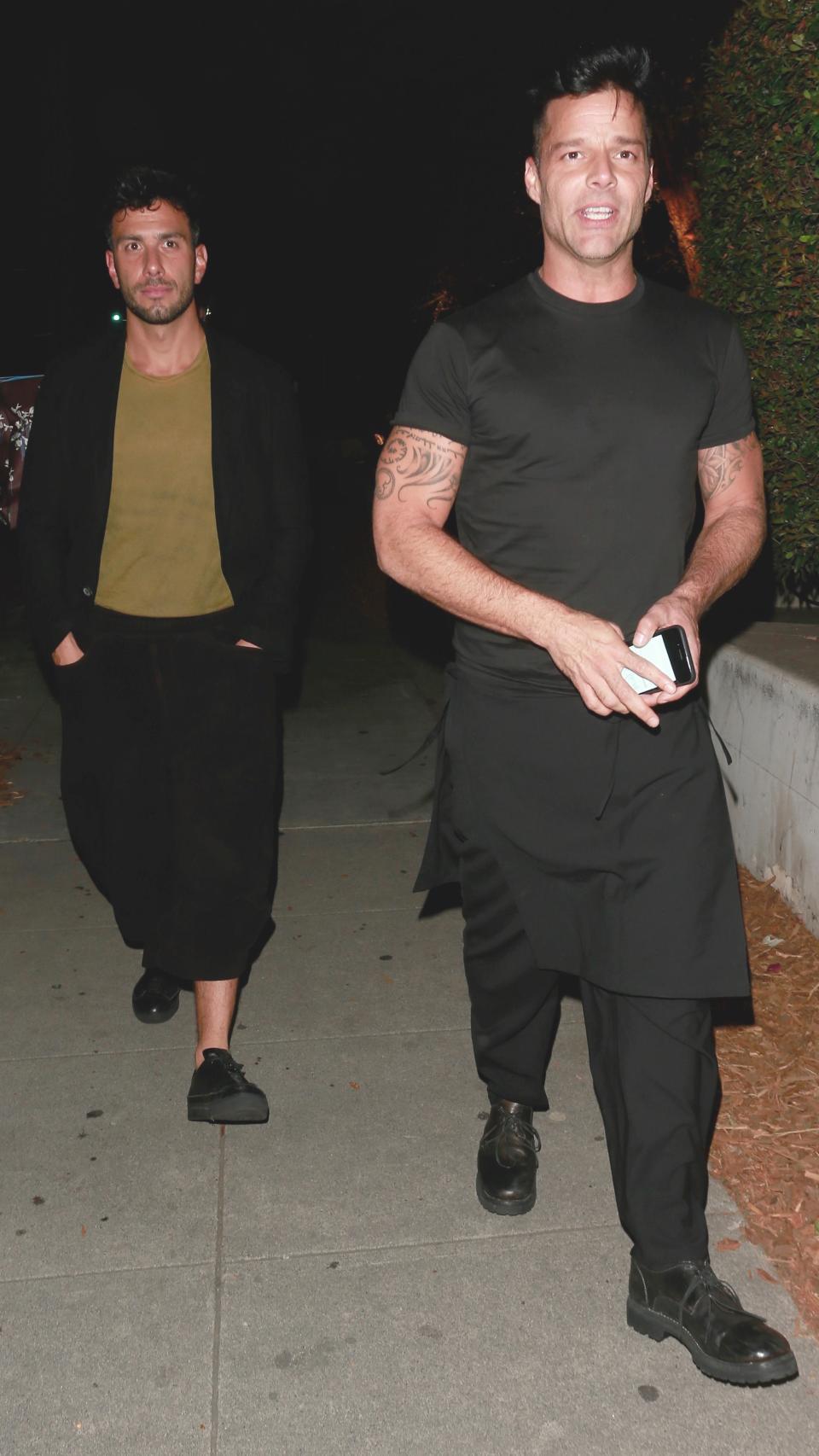 Ricky Martin y Jowan Yosef.