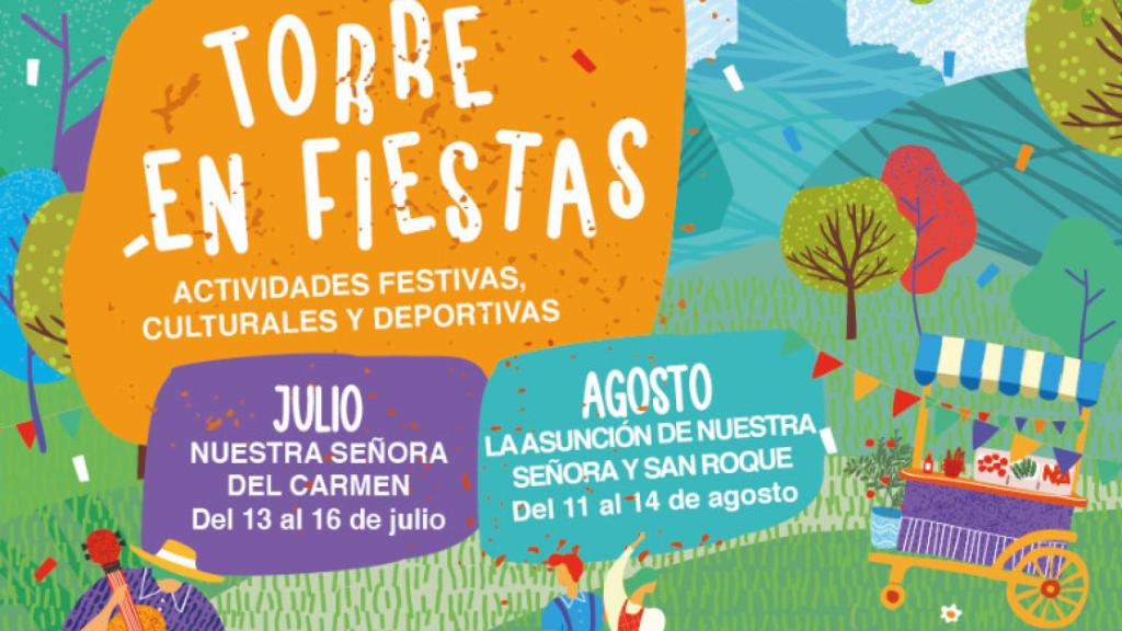 El cartel de las fiestas de Torrelodones.