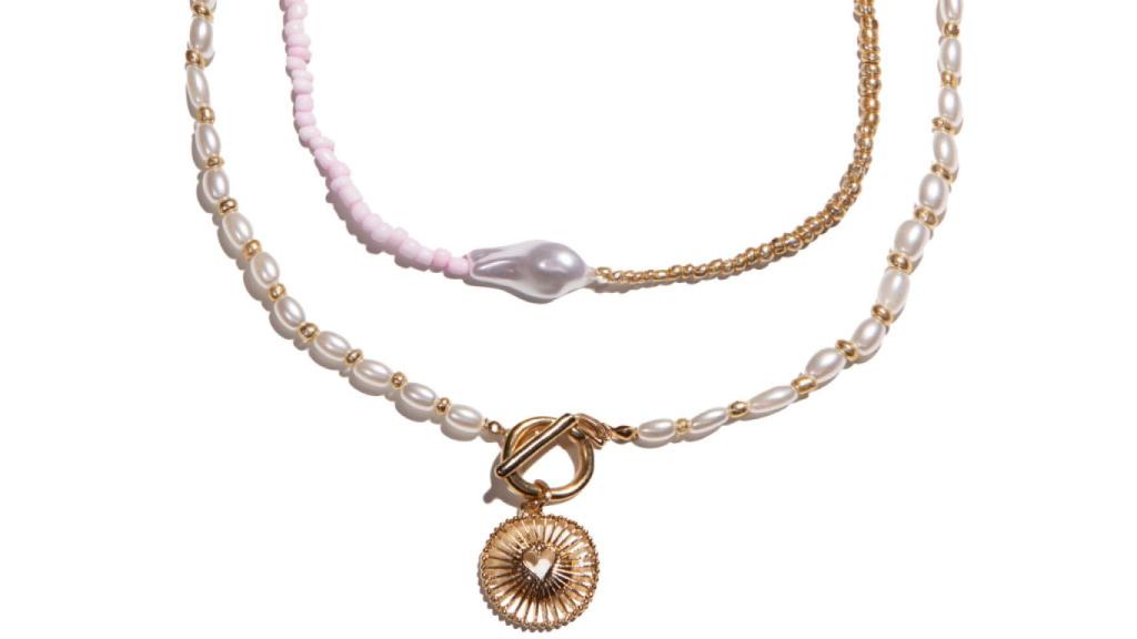 Eres Gold Collar perlas, de Joys.