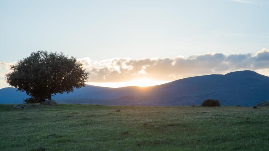 Una puesta de sol en Madarcos