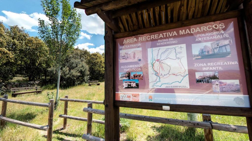 El área recreativa de Madarcos.
