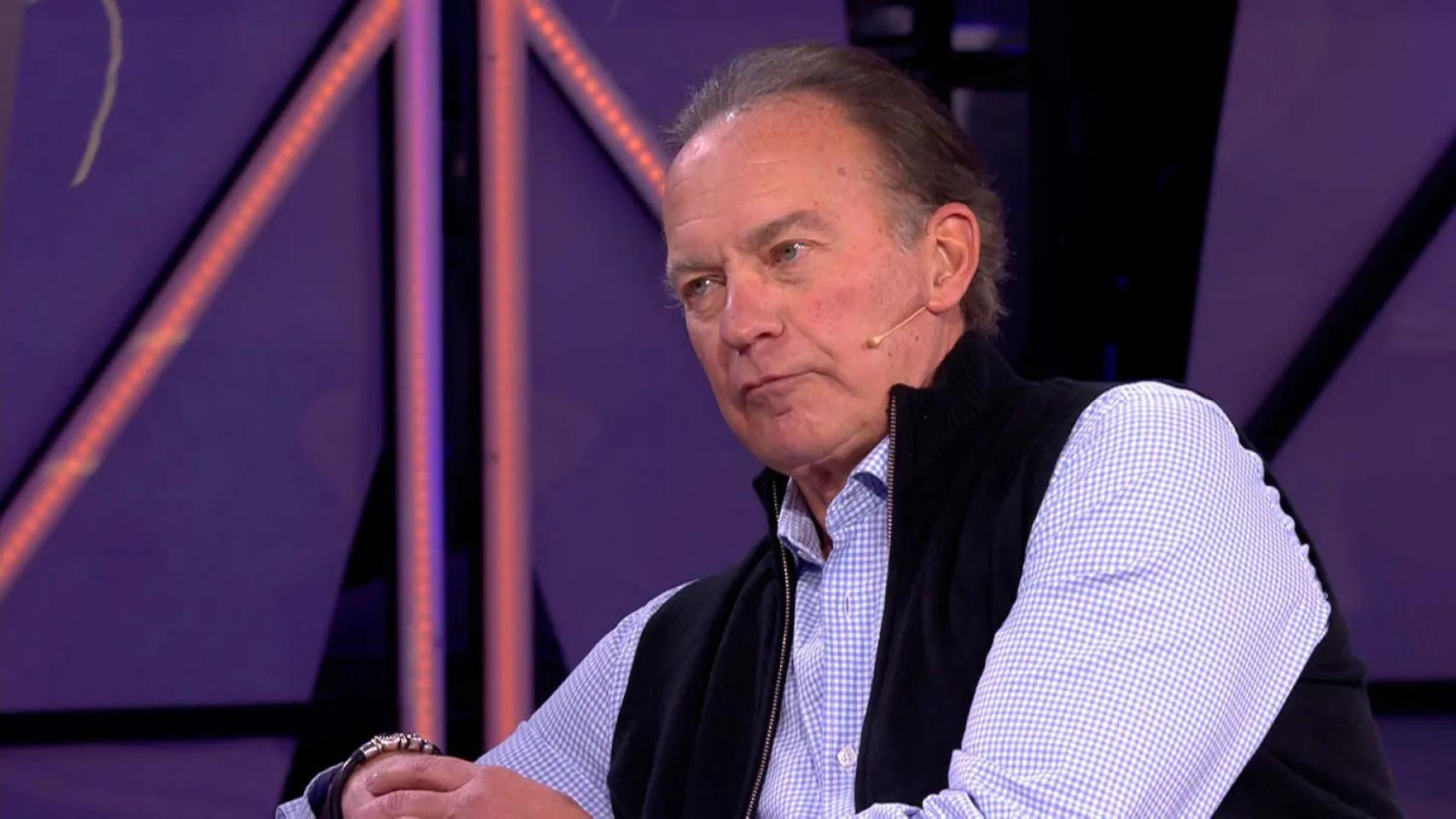 Bertín Osborne, en una intervención en televisión.