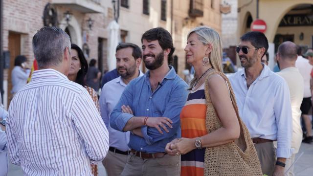 Juan García-Gallardo acompaña a los candidatos de Valladolid por las calles de Simancas