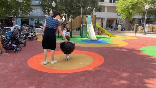 Nueva zona de la plaza Calvo Sotelo.