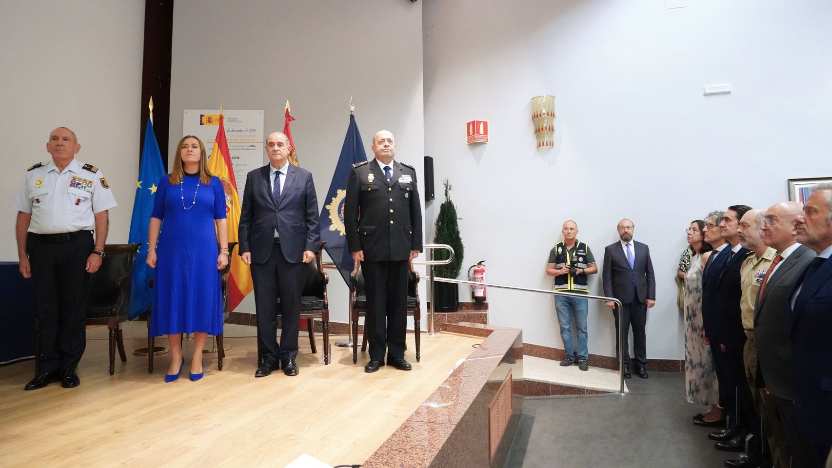 Acto de toma de posesión del nuevo jefe superior de Policía Nacional de Castilla y León, Juan Carlos Hernández Muñoz