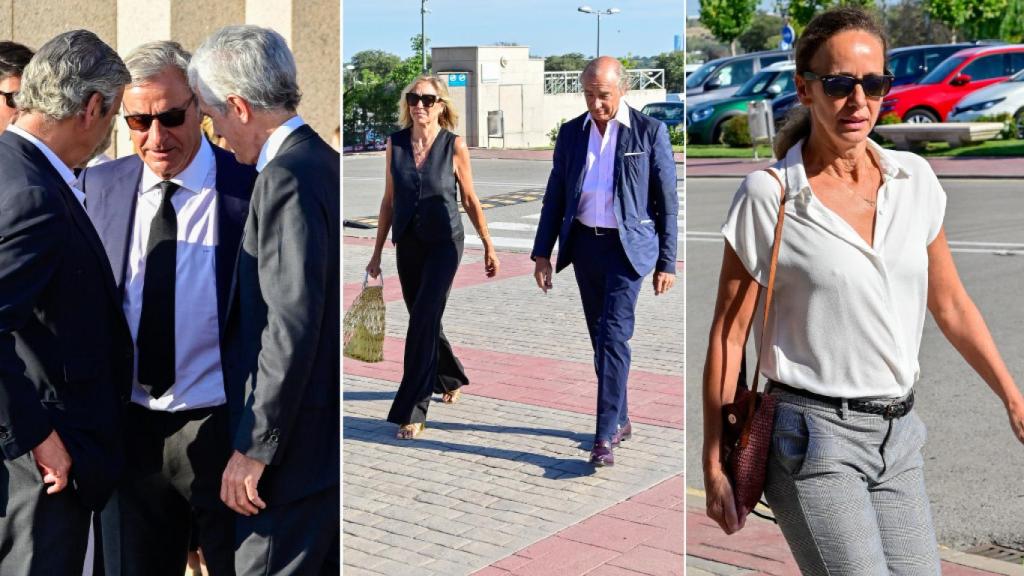 Carlos Sainz dio el último adiós a su padre rodeado de familiares y amigos.