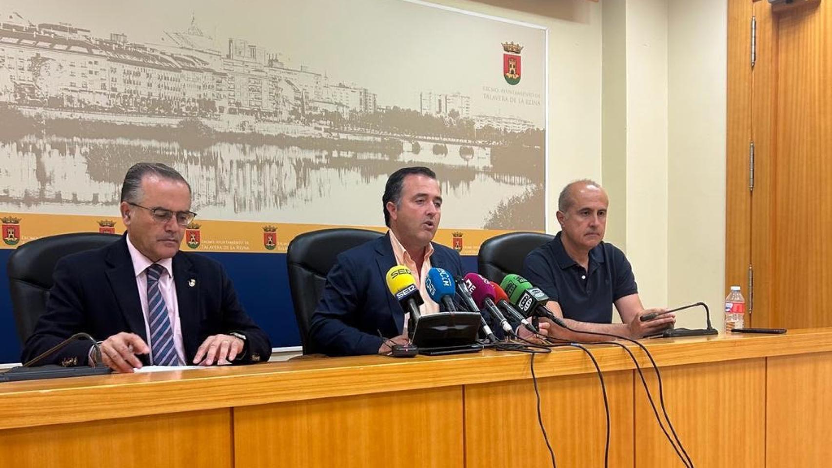 José Julián Gregorio, David Moreno y Jesús García Barroso.