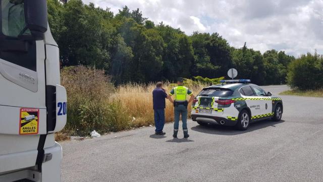 Control de alcoholemia en Vilalba (Lugo). GUARDIA CIVIL