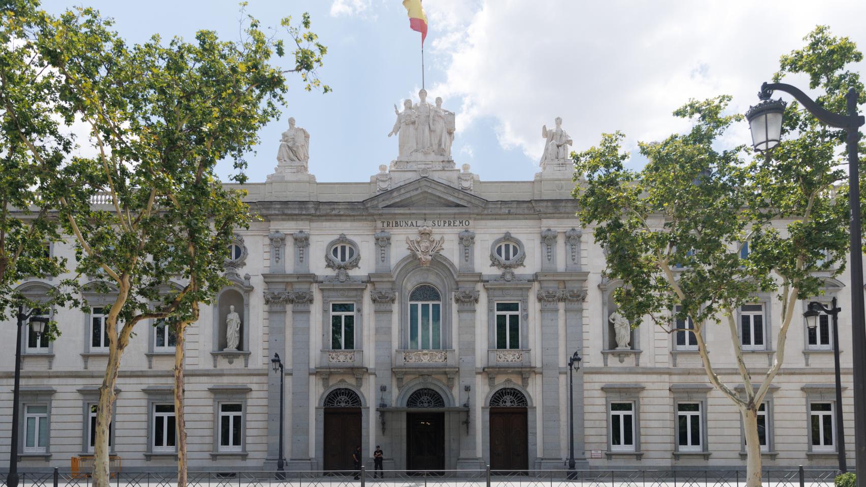 Fachada del Tribunal Supremo, en Madrid.