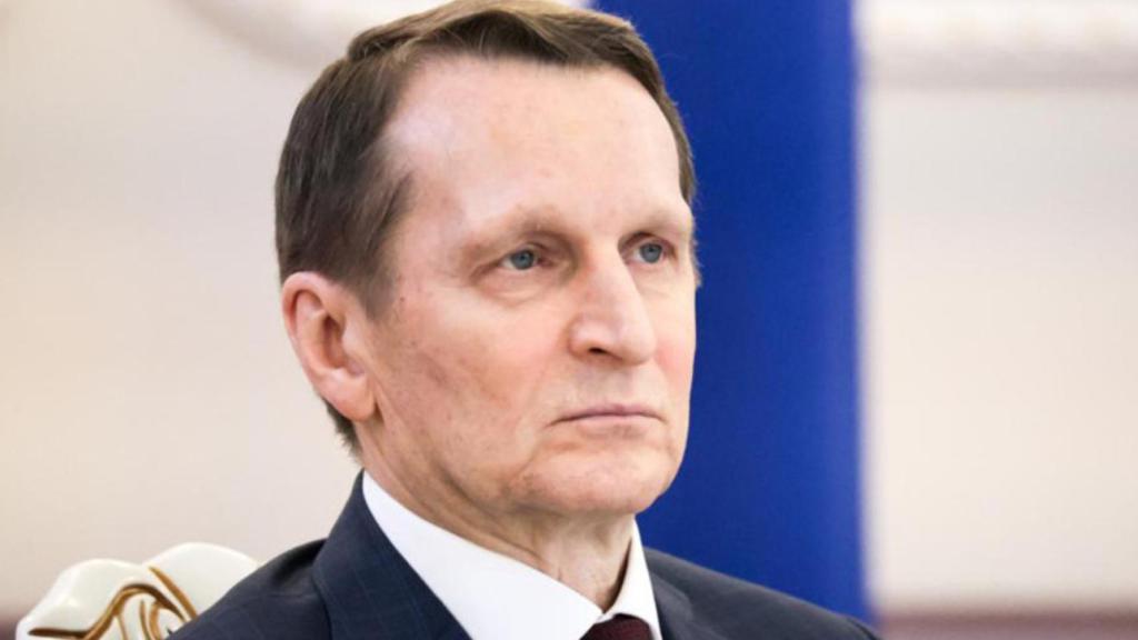 El jefe de inteligencia ruso, Sergei Naryshkin.