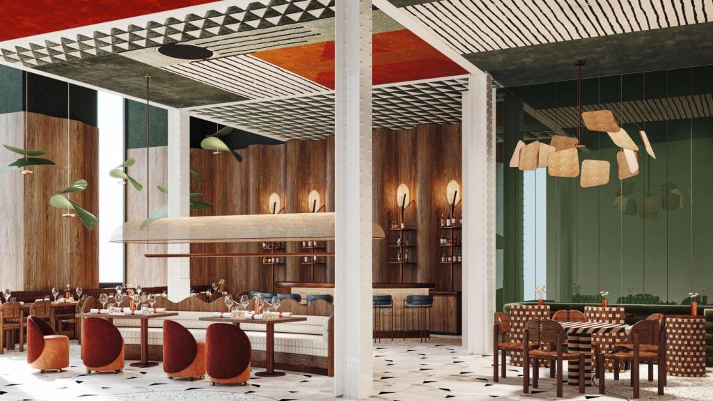El interior del nuevo restaurante Cornamusa.