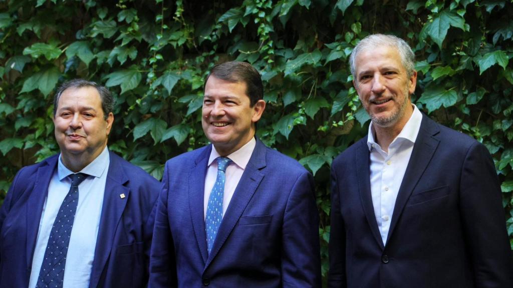Benjamín Crespo, Alfonso Fernández Mañueco y Pablo Arias