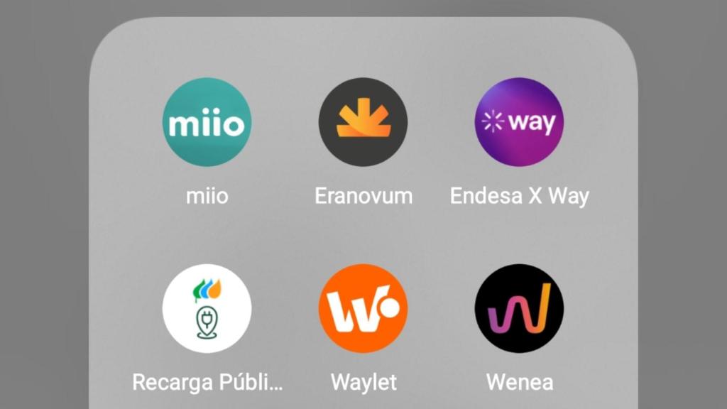 Aplicaciones de recarga de coches eléctricos