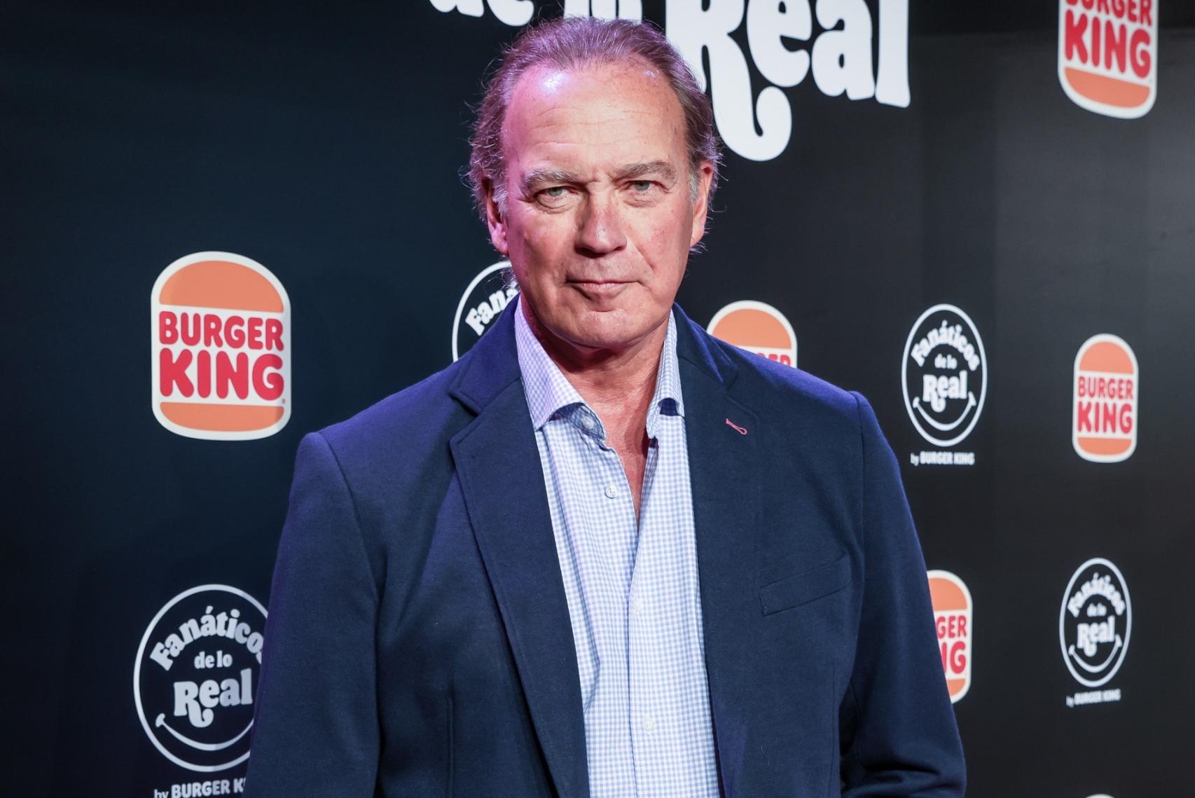 Bertín Osborne, en un photocall de la premier 'Fanáticos de lo Real'.