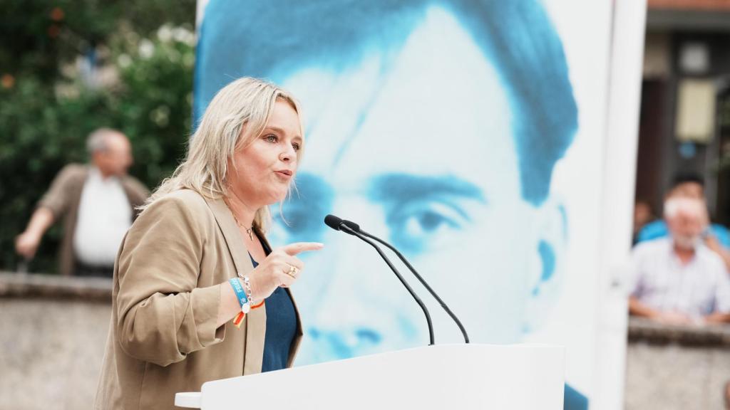 Marimar Blanco conmemora a su hermano en el 26º aniversario de su asesinato, este jueves.