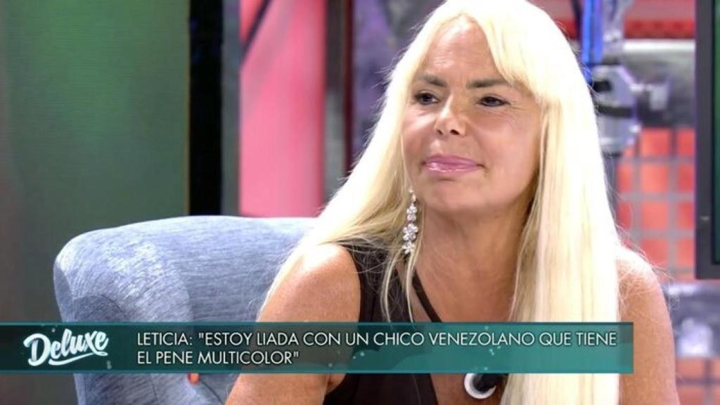 Leticia Sabater, en una visitia al 'Deluxe' en 2021.