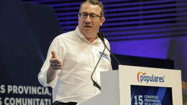 El alcalde de Benidorm y presidente del PP de Alicante, Toni Pérez, en imagen de archivo.