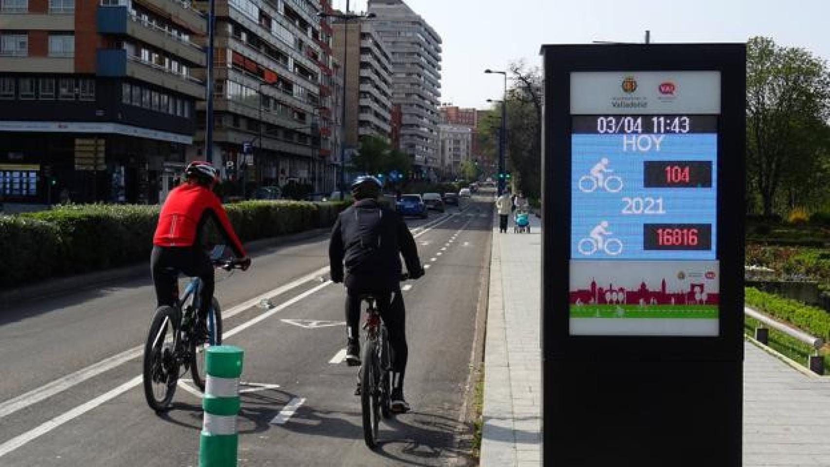 Carril bici de Valladolid