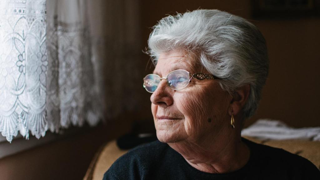 Una persona mayor en una imagen de archivo