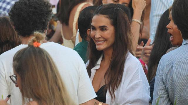Vicky Martin Berrocal en la fiesta de Calzedonia.