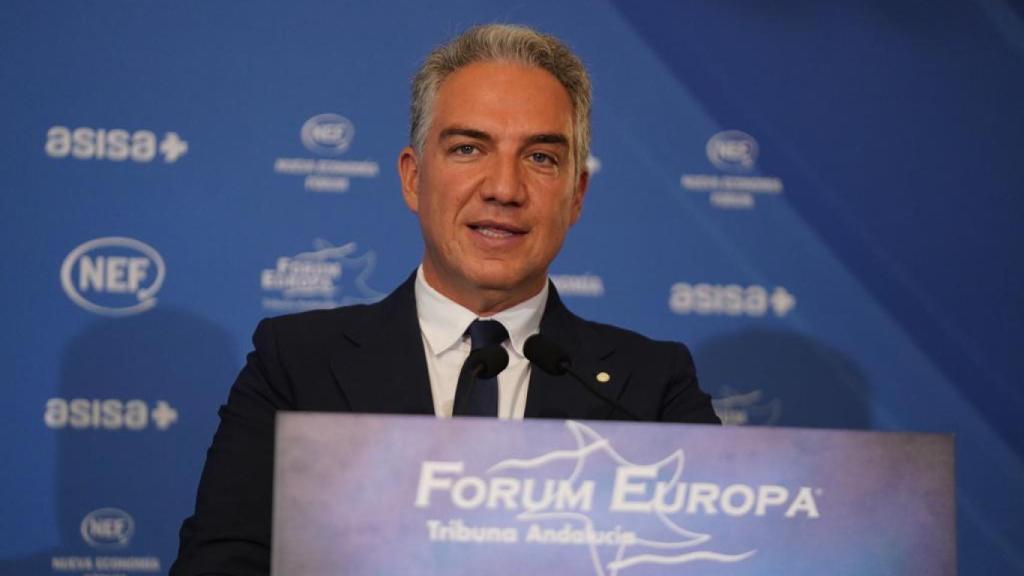 Elias Bendodo, en el desayuno de Forum Europa.