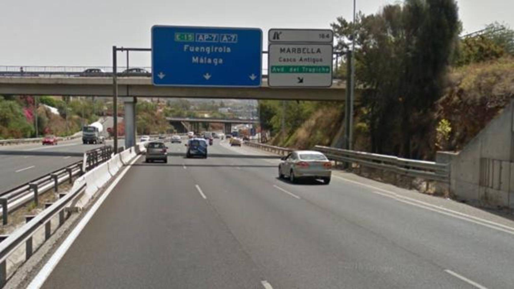 AP7 a su paso por Marbella.