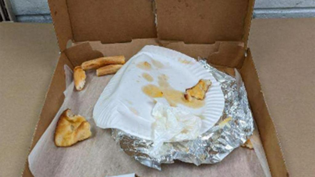 Pizza que se utilizó como prueba contra Rex Heuermann